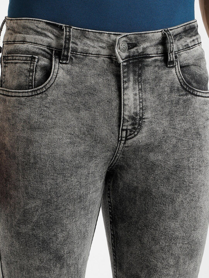 Urbano Fashion Men Regular Fit Heavy Fade Stretchable Jeans