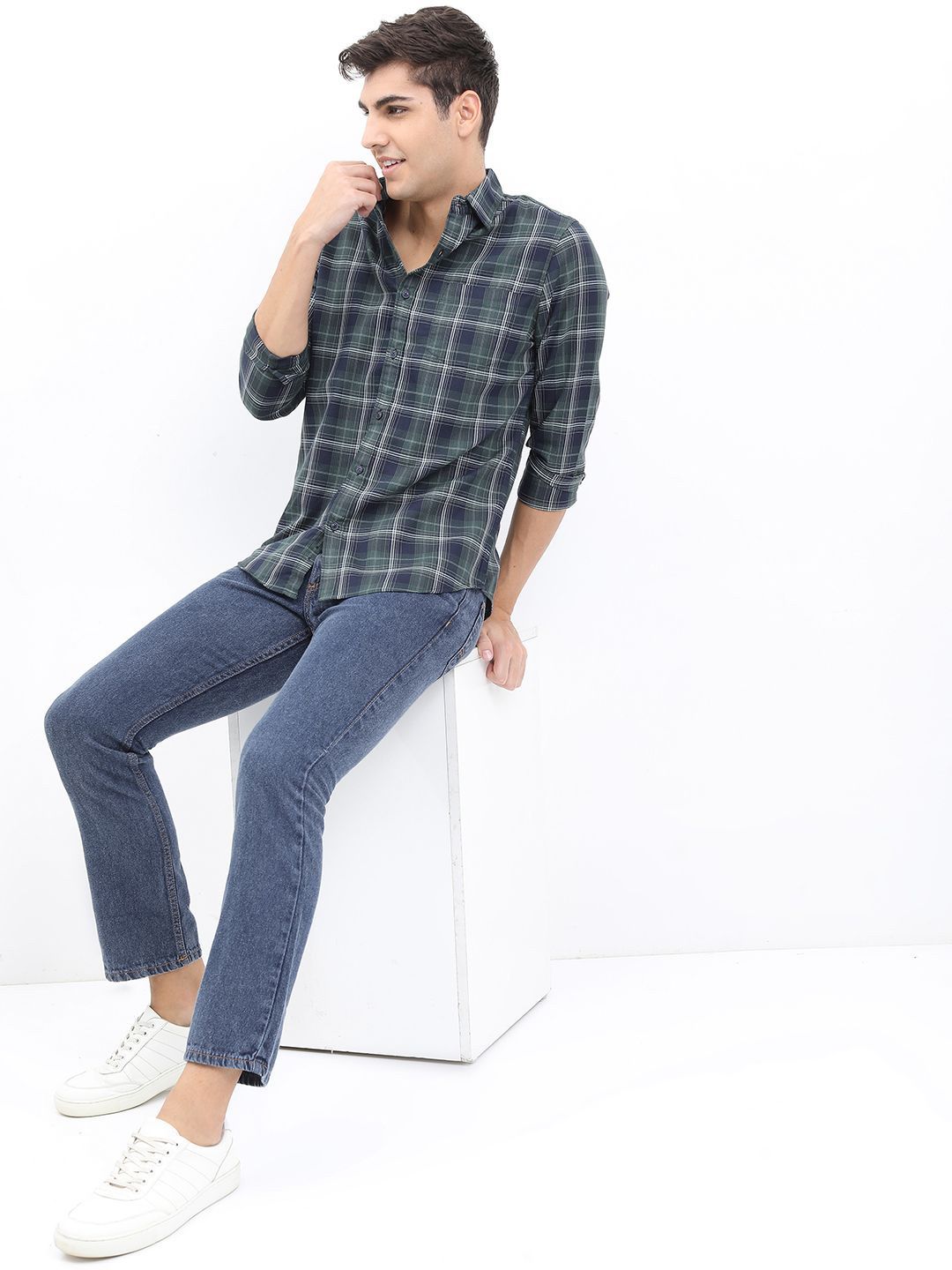 HIGHLANDER Men Straight Fit Mid rise Jeans