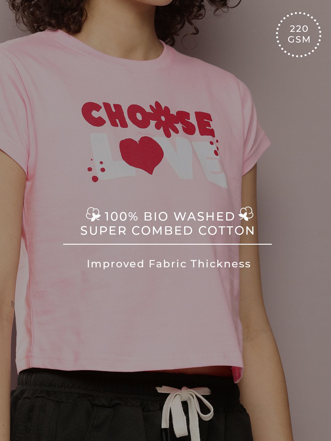 DILLINGER Women Regular Cropped Short Sleeve Printed Tshirt