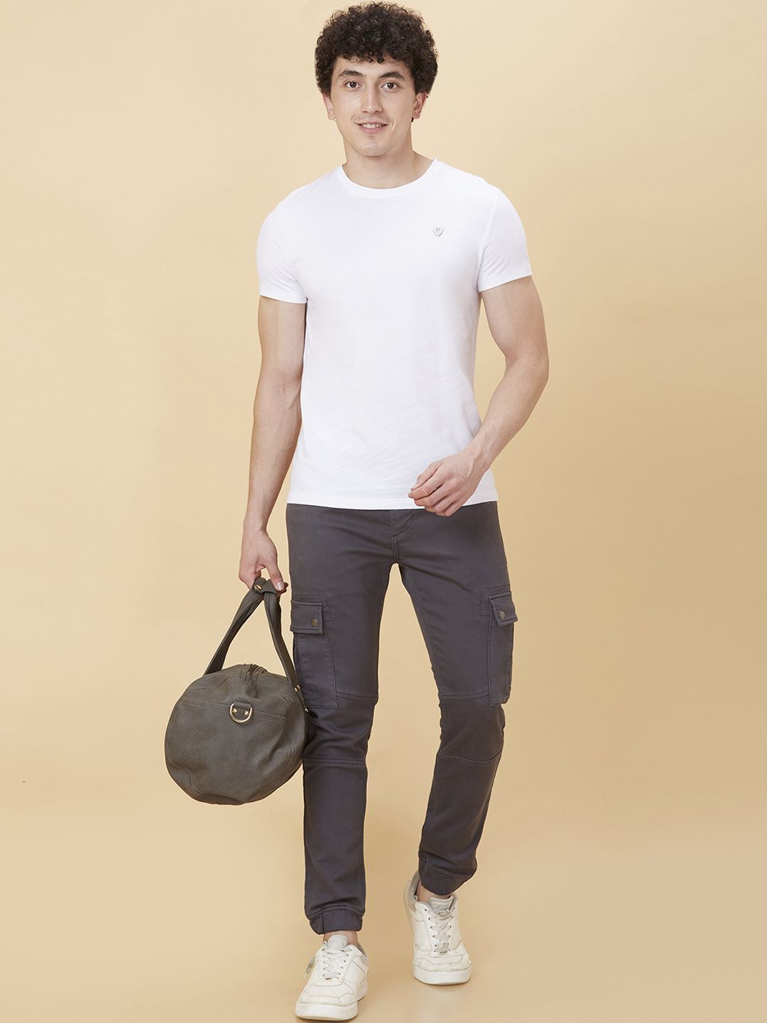 Being Human Men Mid-Rise Cargo Jogger