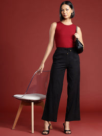 all about you Women High-Rise Trousers