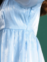 DressBerry Puff Sleeve A-Line Dress