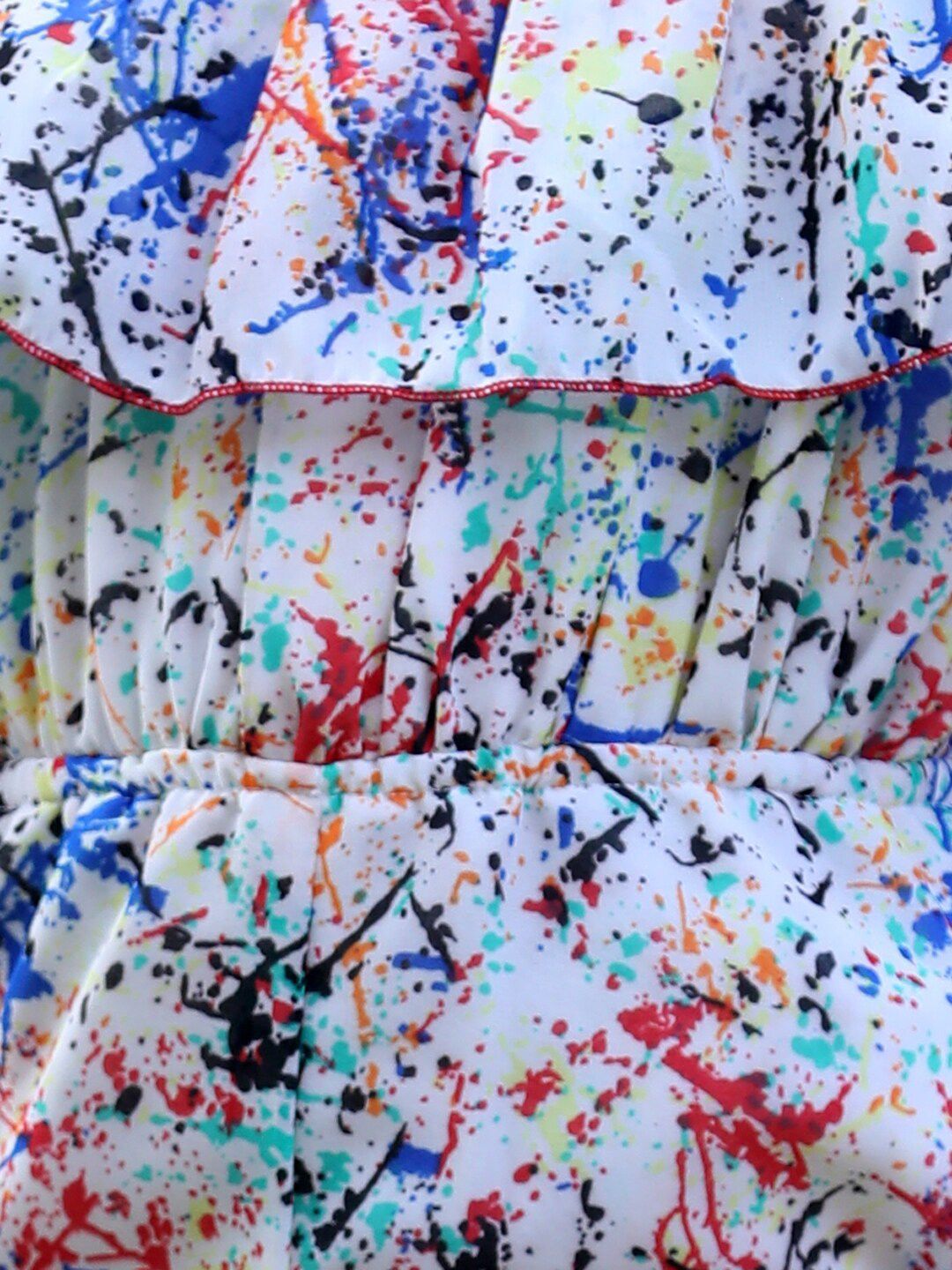 Cutiekins Girls Printed Shoulder Straps Basic Jumpsuit