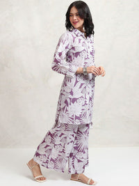 Vishudh Printed Shirt With Trousers Co-Ords