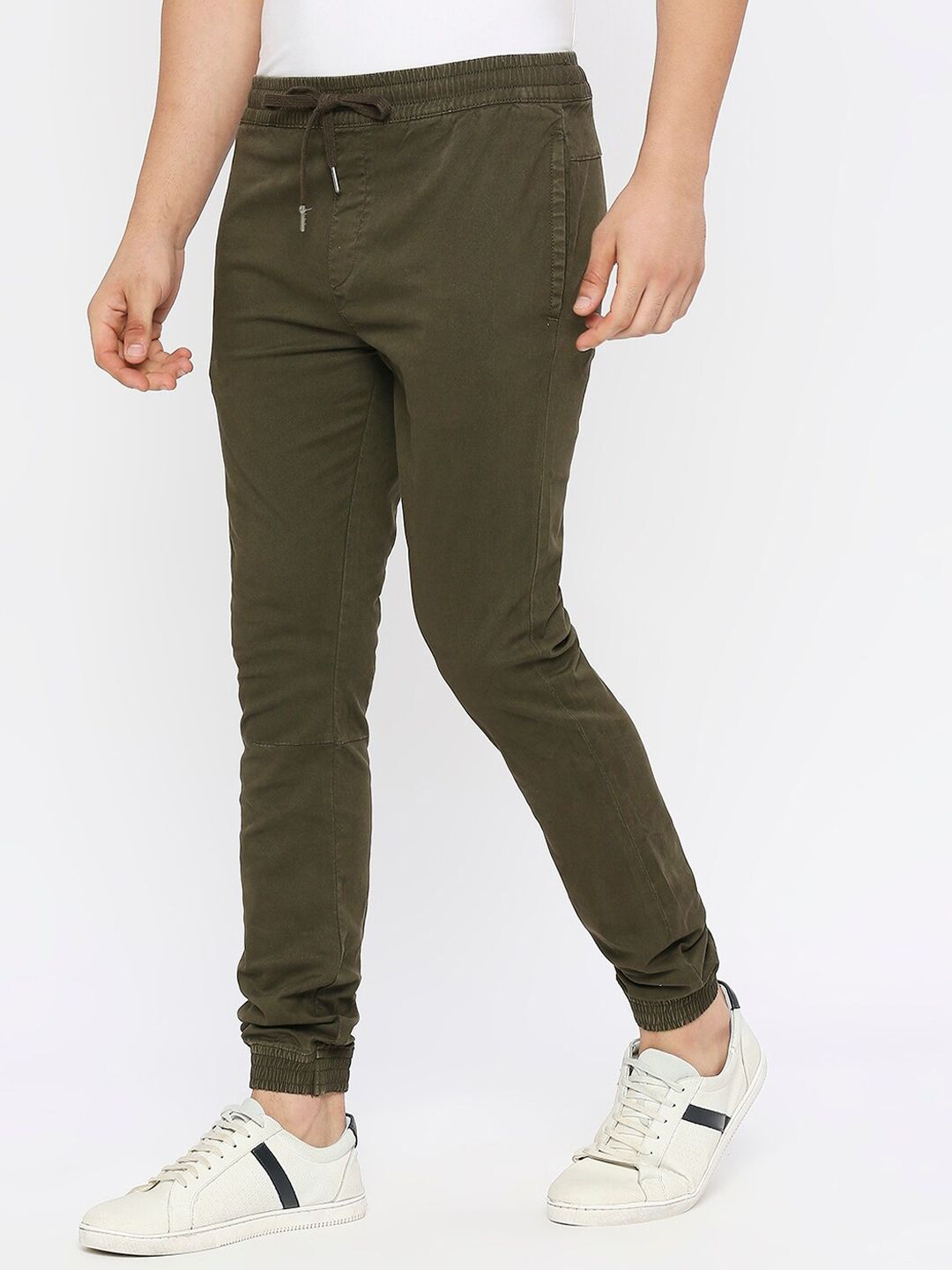SPYKAR Men Mid Rise Slim Fit Joggers