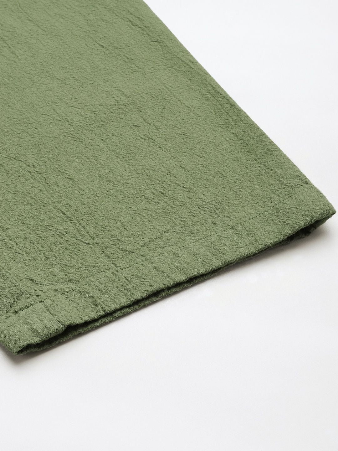 Mr Bowerbird Men Solid Mid-Rise Pure Cotton Regular Trousers