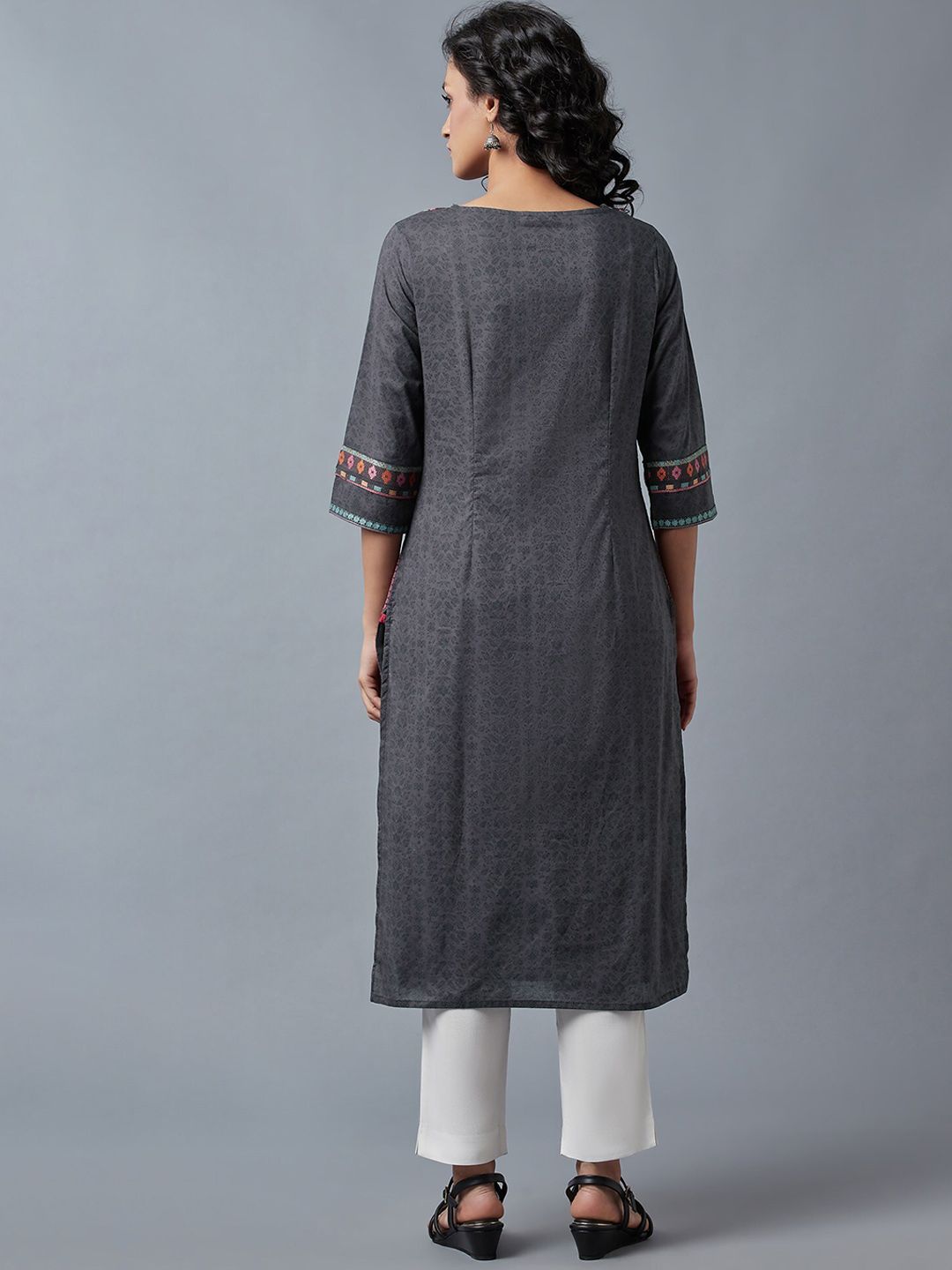 W Straight Cotton Kurta