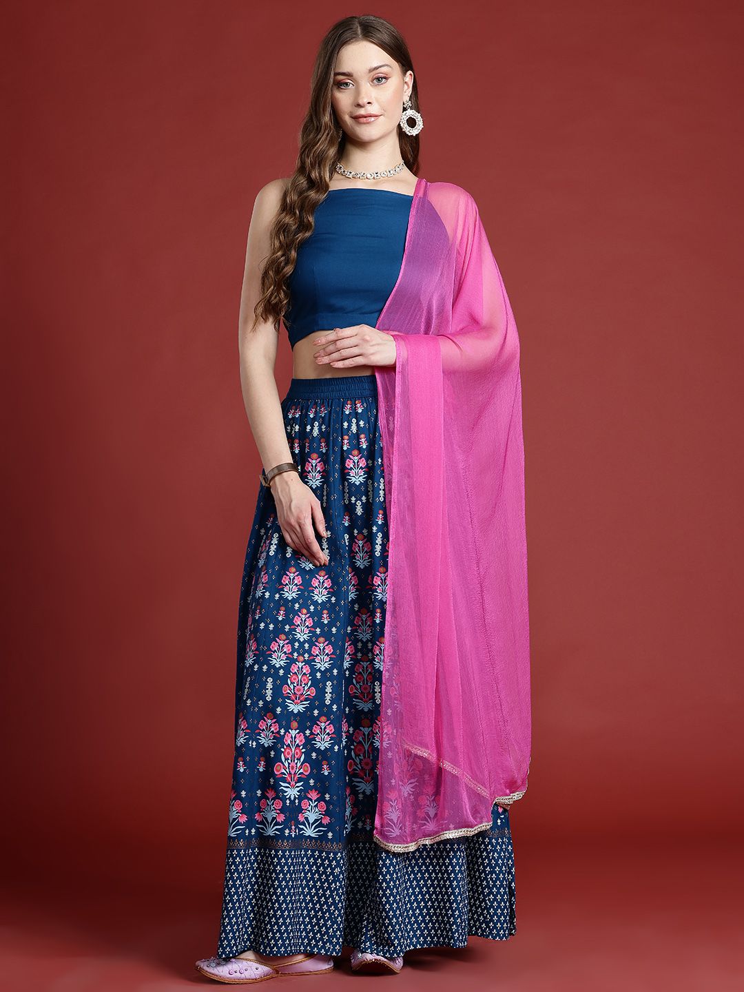 Anouk Ready to Wear Lehenga & Blouse With Dupatta