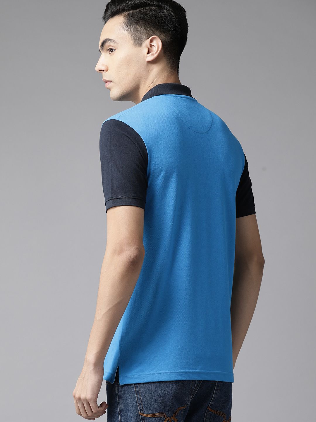 Park Avenue Men Polo Collar Slim Fit T-shirt