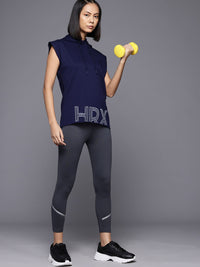 HRX by Hrithik Roshan Printed Hooded Training Sweatshirt