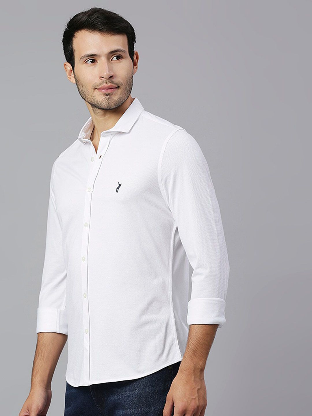 Thomas Scott Men Classic Slim Fit Casual Cotton Shirt