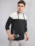 HRX by Hrithik Roshan Colourblocked Hooded Rapid-Dry Running T-shirt
