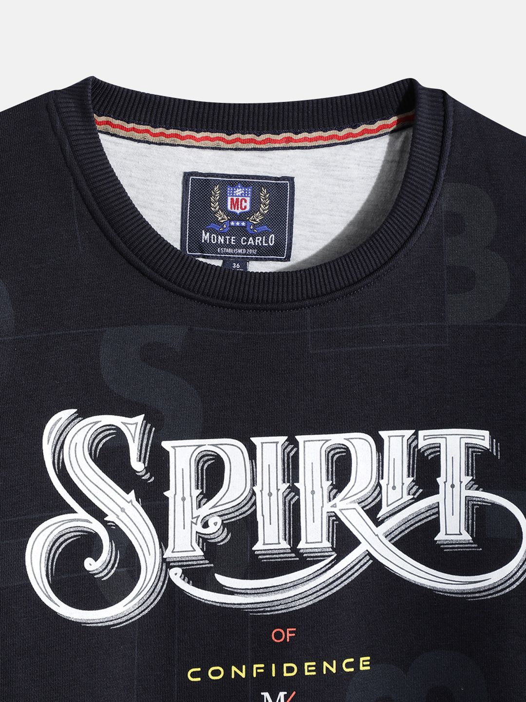 Monte Carlo Boys Typography Printed Sweatshirt