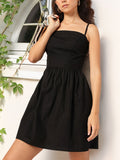 DressBerry Strappy Escape Smocked Back Dress