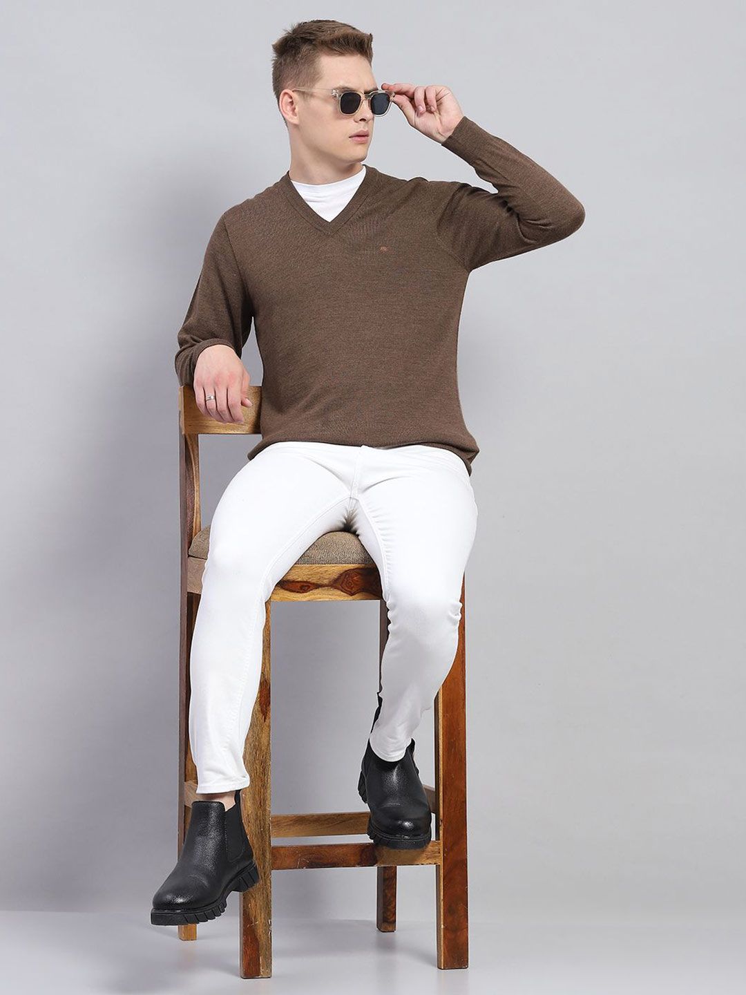 Monte Carlo Men Sweater Pullover Woolen