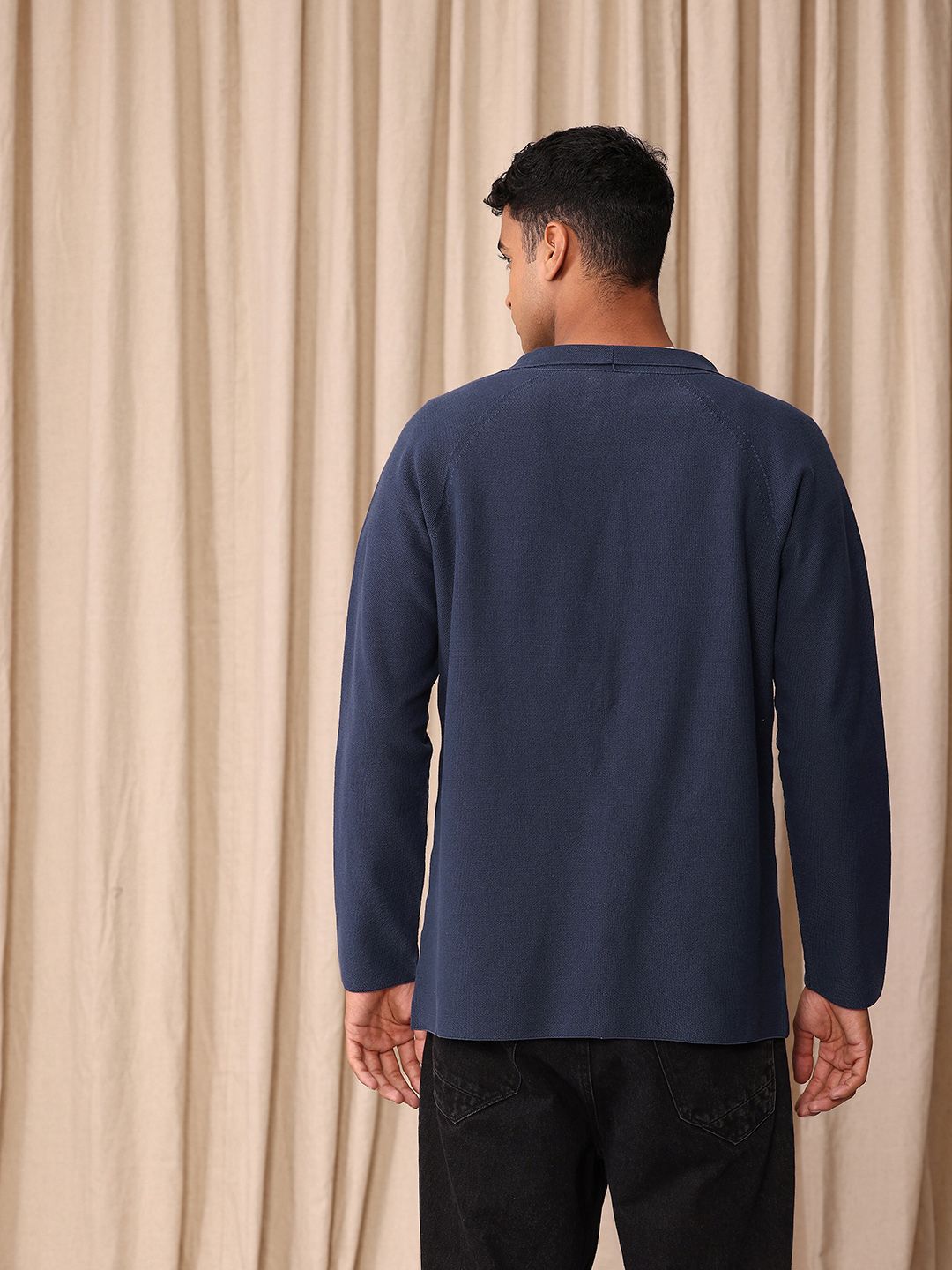 Mr Bowerbird Self Design Tailored Fit Single-Breasted Casual Blazer