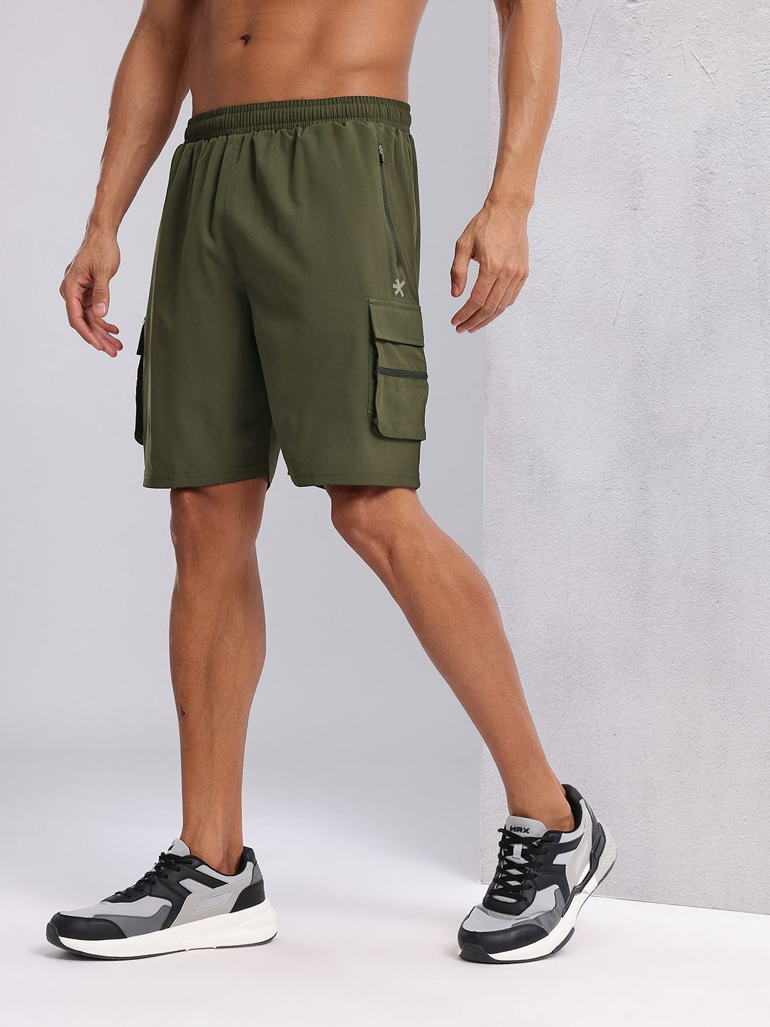 HRX by Hrithik Roshan Men Training Shorts with Utility Pockets