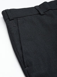Raymond Men Textured Slim Fit Formal Trousers