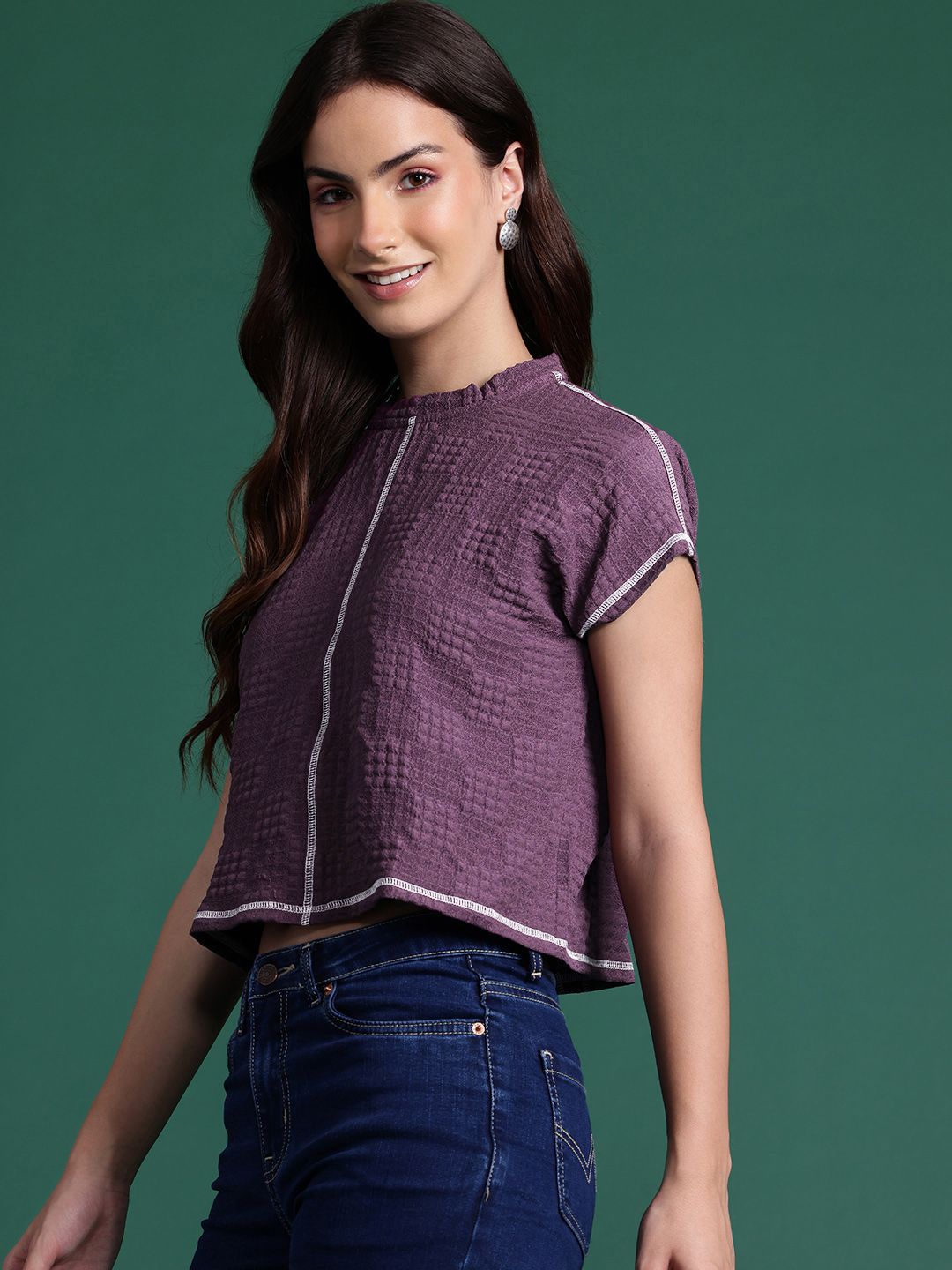 DressBerry Extended Sleeves Boxy Top