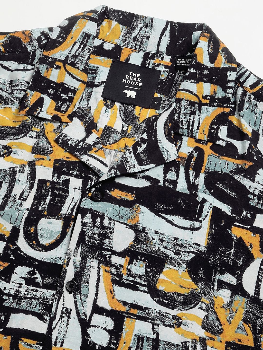 THE BEAR HOUSE Men Opaque Printed Casual Shirt