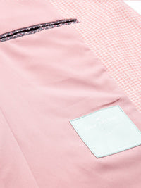 Park Avenue Self Checked Super Slim Fit Single-Breasted Formal Blazer