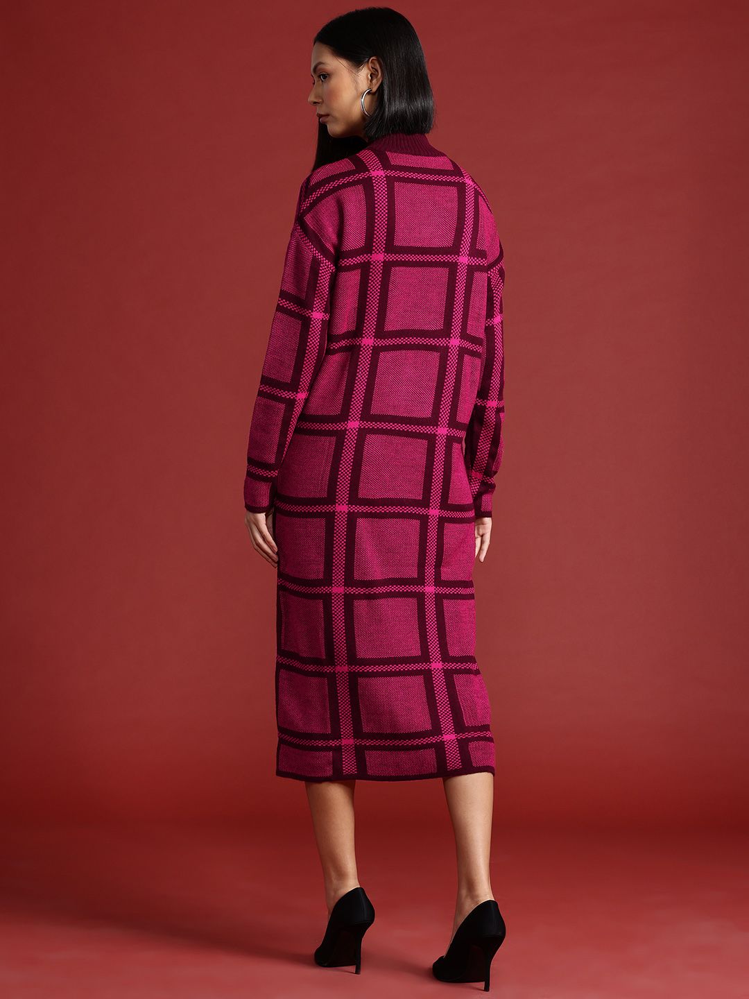 all about you Acrylic Jumper Midi Dress