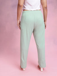 DressBerry Women Plus Size Rib Knit Trousers