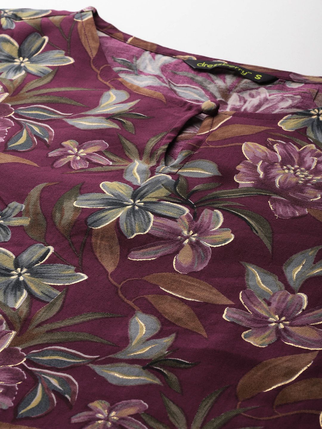 DressBerry Floral Printed Tunic With Trousers Co-Ords