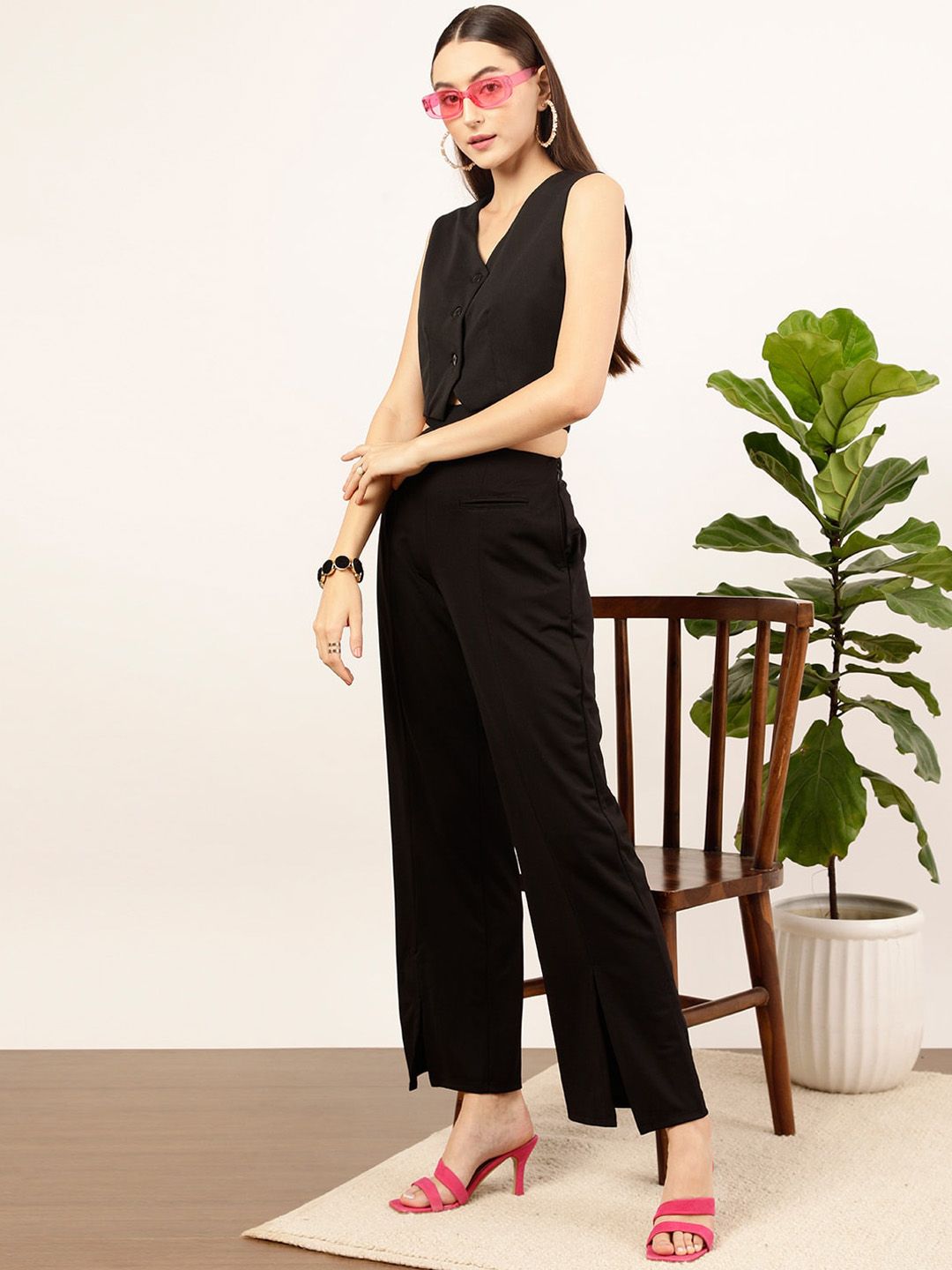 STREET 9 Women Woven Waistcoat