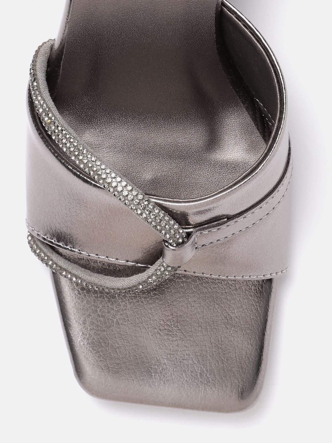 DressBerry Embellished Party Block Heel