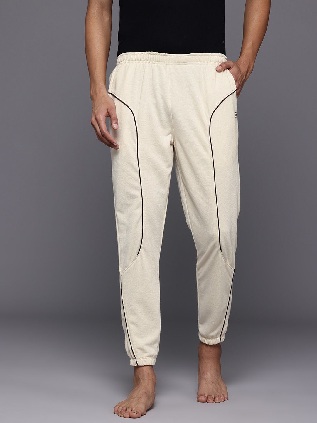 HRX by Hrithik Roshan Men Striped Yoga Track Pants