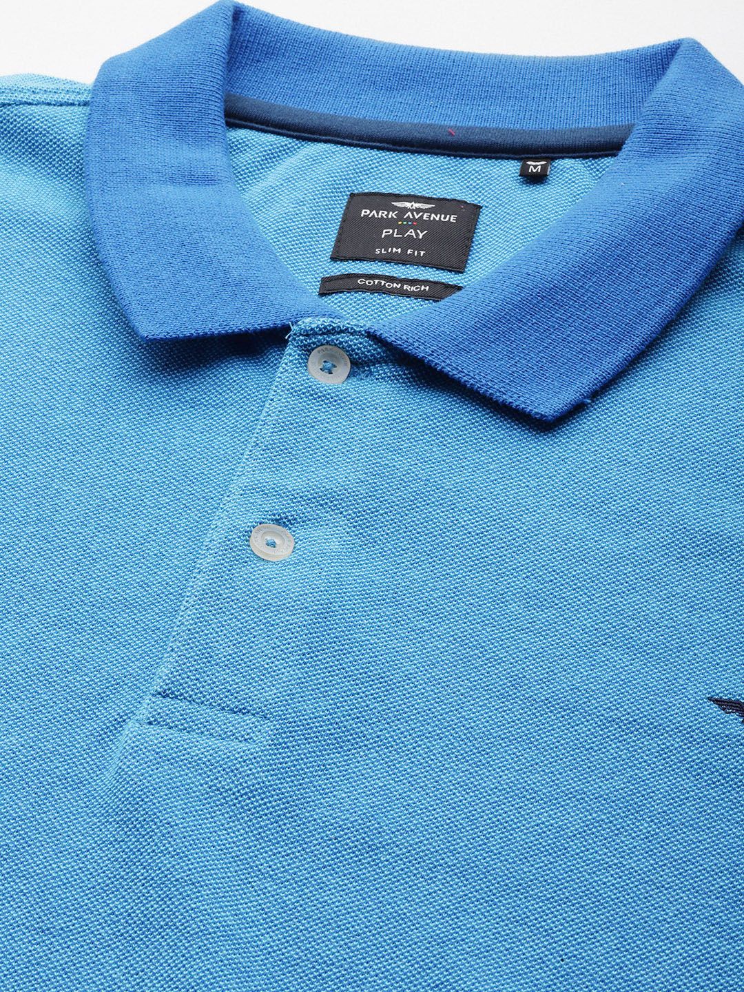 Park Avenue Men Polo Collar Slim Fit T-shirt