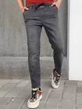 Urbano Fashion Men Mid-Rise Cropped Stretchable Joggers