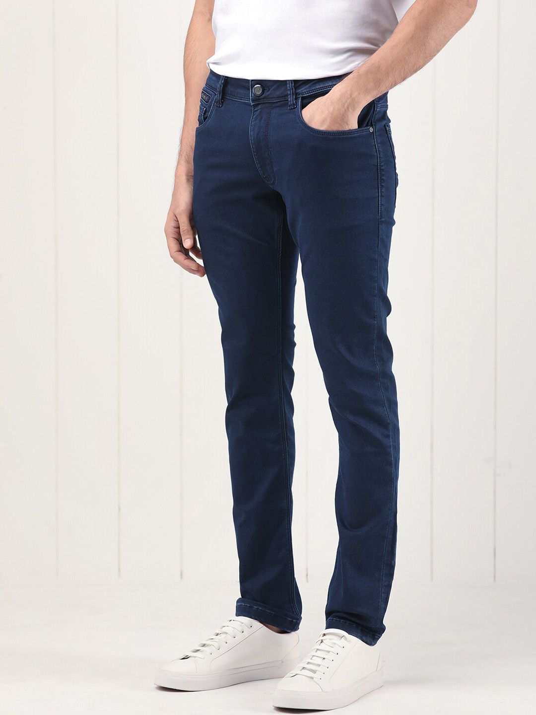 RARE RABBIT Men Radley Regular Fit Stretchable Cotton Jeans