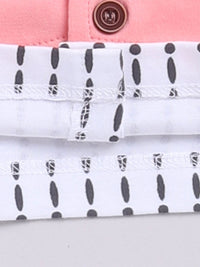 Moms Love Infant Boys Printed Pure Cotton Shirt with Joggers