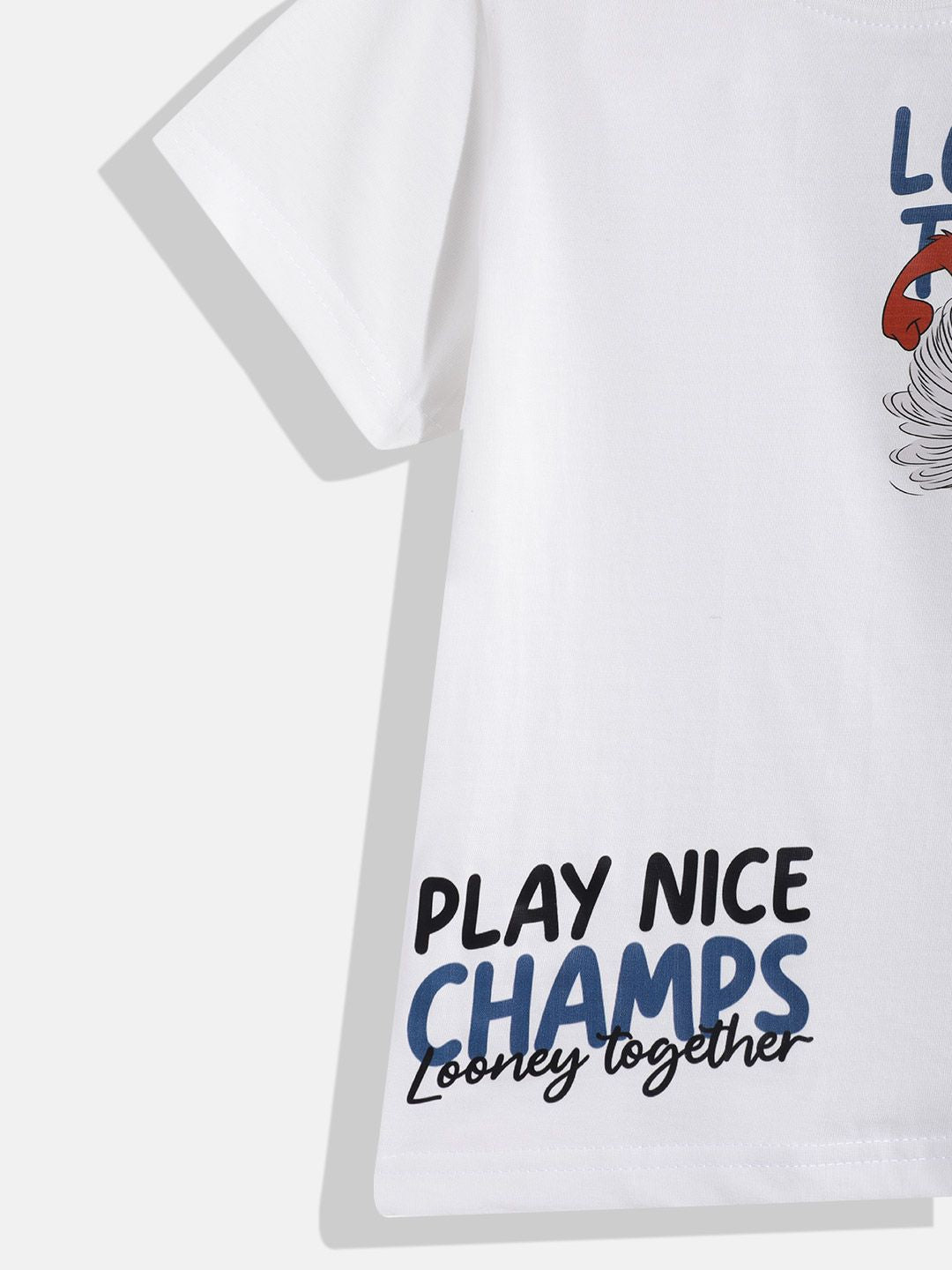 Happy Faces Boys Looney Tunes Printed Pure Cotton T-shirt