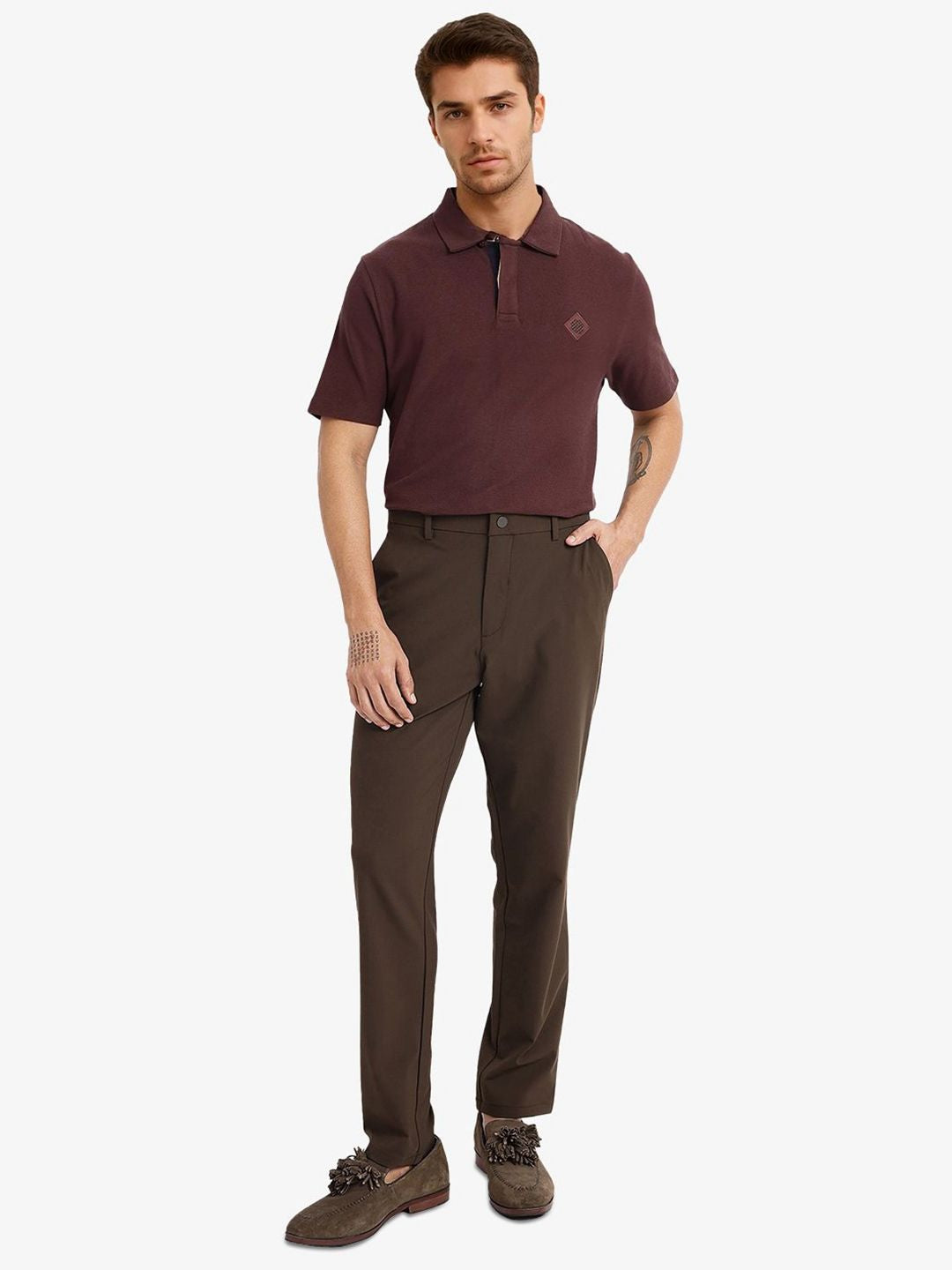 RARE RABBIT Men Pockets T-shirt