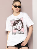 Dillinger Women Oversized Printed Tshirt