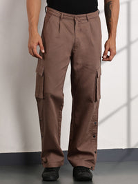 Thomas Scott Men Smart Easy Wash Cargos Trousers
