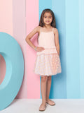 pspeaches Girls Shoulder Straps Top With Skirt