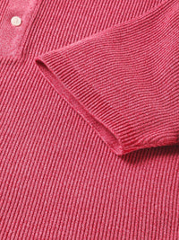 THE BEAR HOUSE Men Self Design Slim Fit Cotton Polo Collar T-Shirt