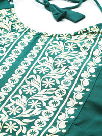 Anouk Ethnic Motifs Printed Straight Kurta