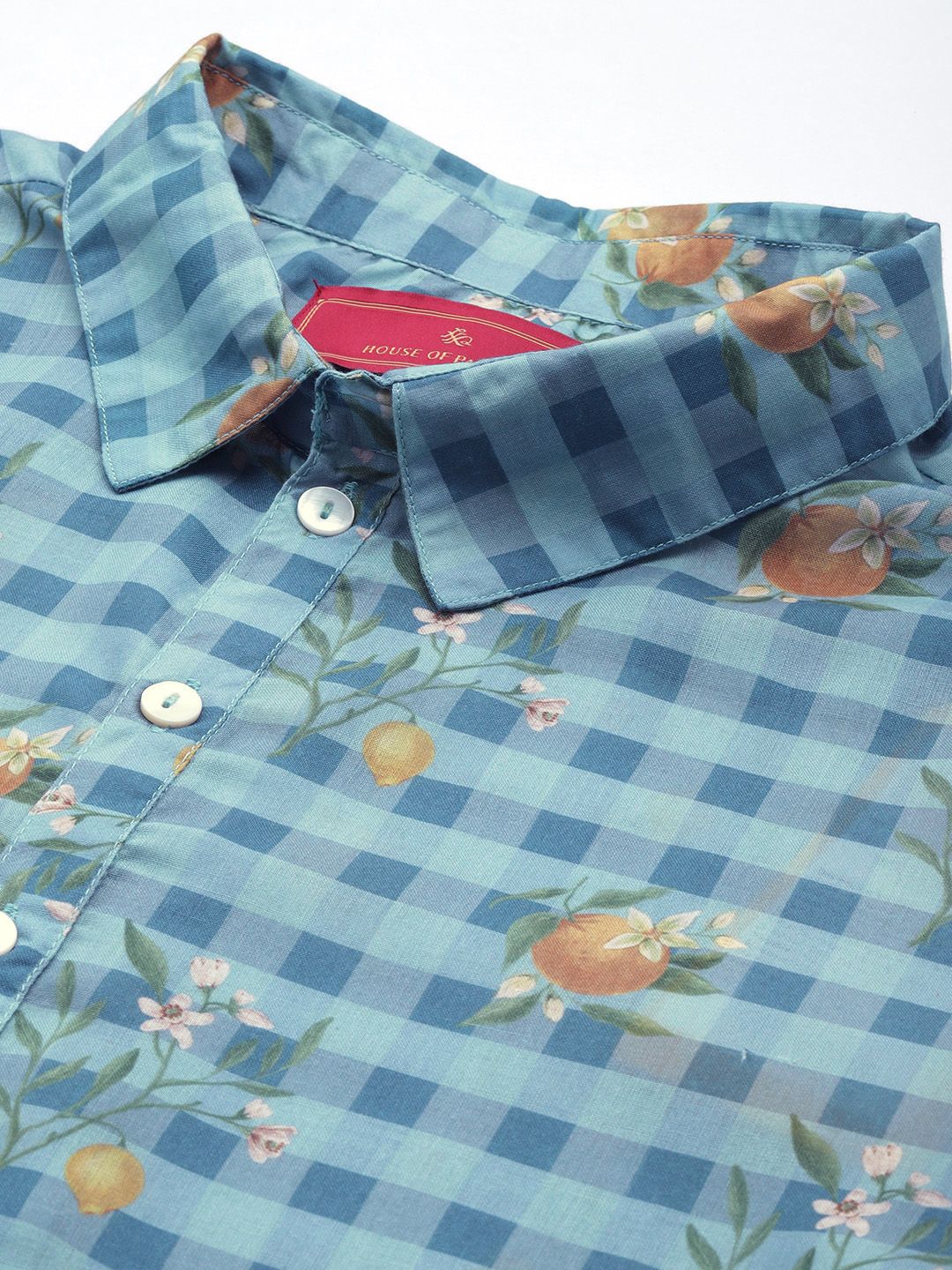 House of Pataudi Checked Jashn Kurta