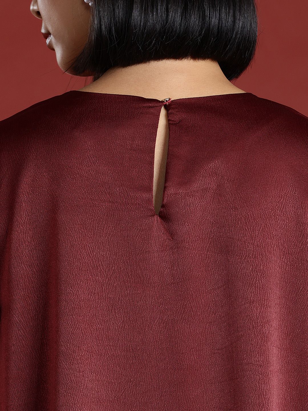 all about you Satin Finish Flared Hem A-Line Midi Dress