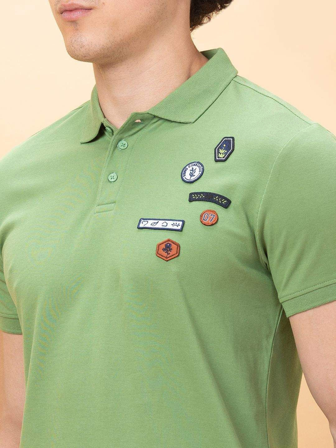 Being Human Men Polo Collar T-shirt