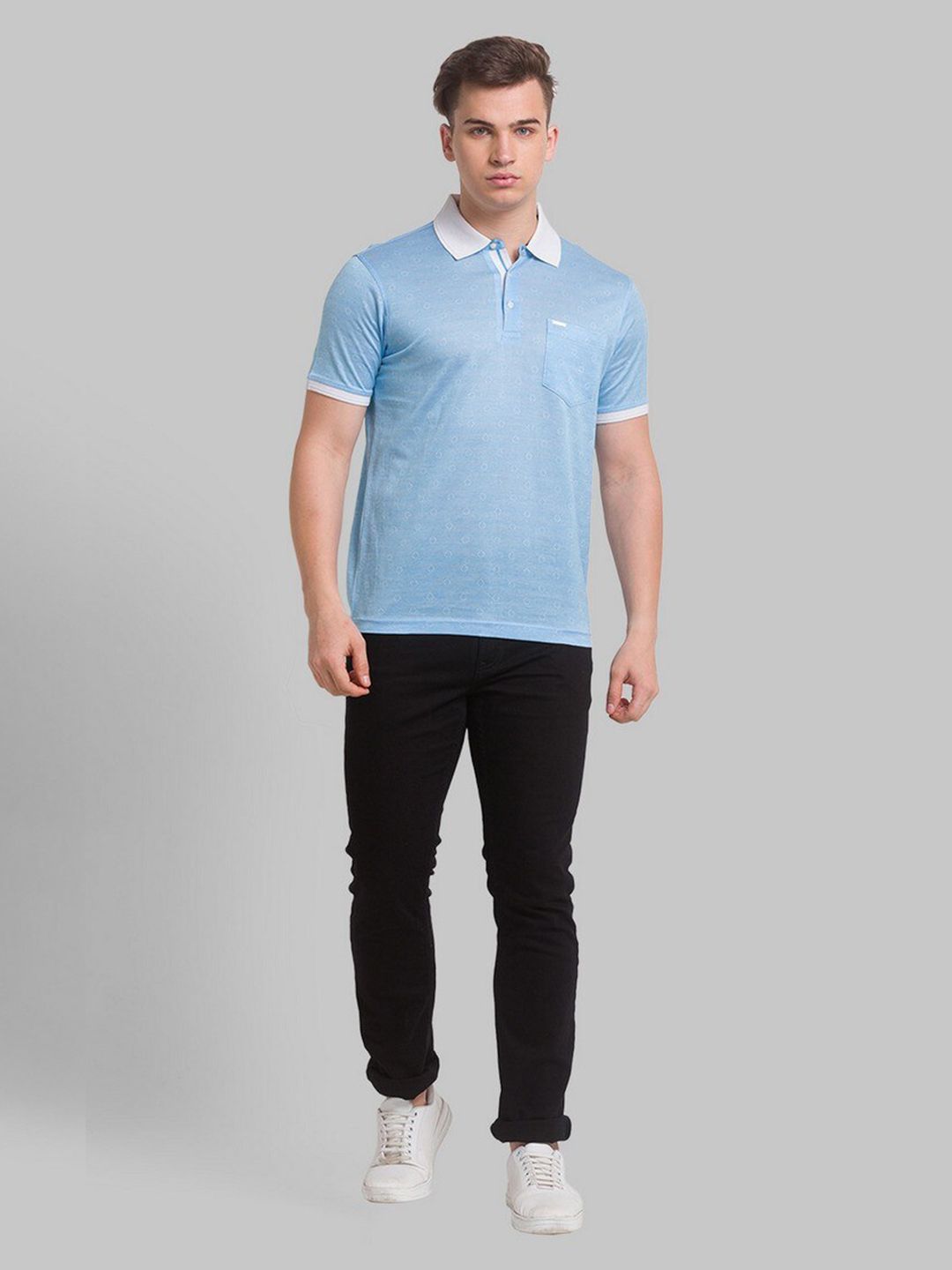 Park Avenue Men Polo Collar Organic Cotton T-shirt
