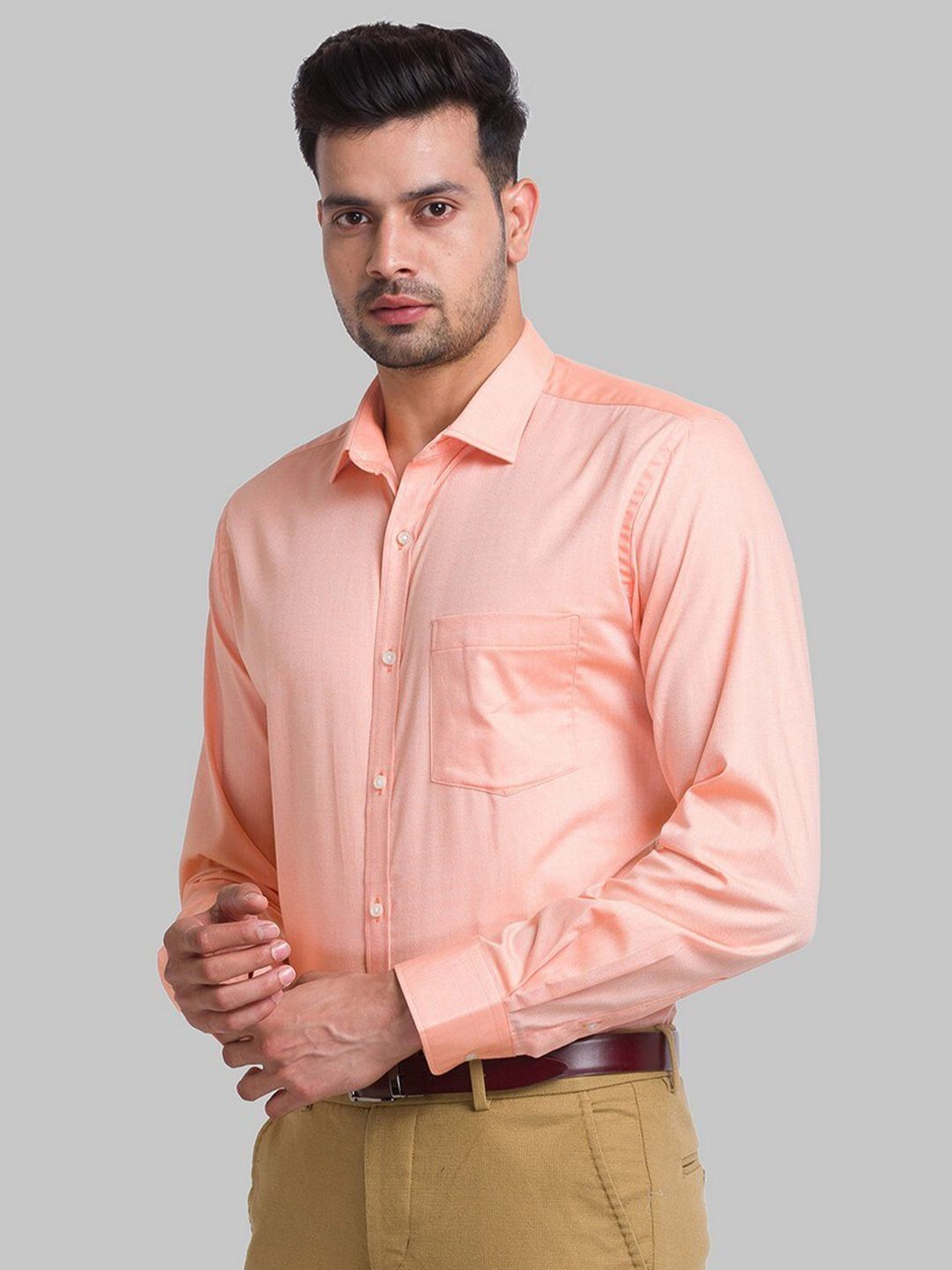 Park Avenue Slim Fit Organic Cotton Formal Shirt