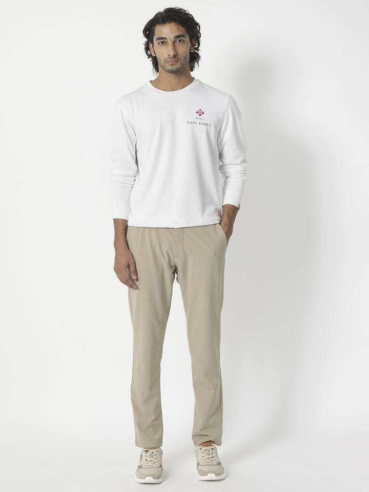 RARE RABBIT Men Cerdon Graphic Print Round Neck Sweatshirt