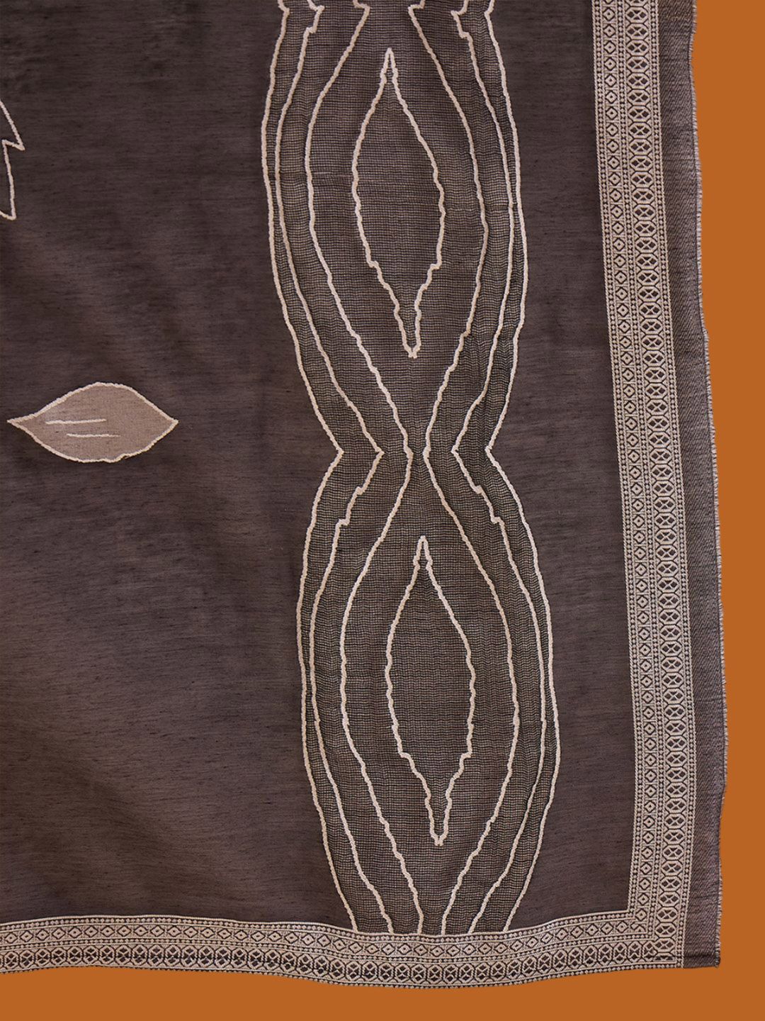 Indo Era Floral Woven Design Thread Work Straight Kurta With Trousers & Dupatta