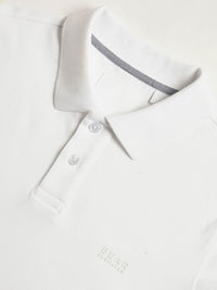 THE BEAR HOUSE Polo Collar Pure Cotton Slim Fit T-shirt